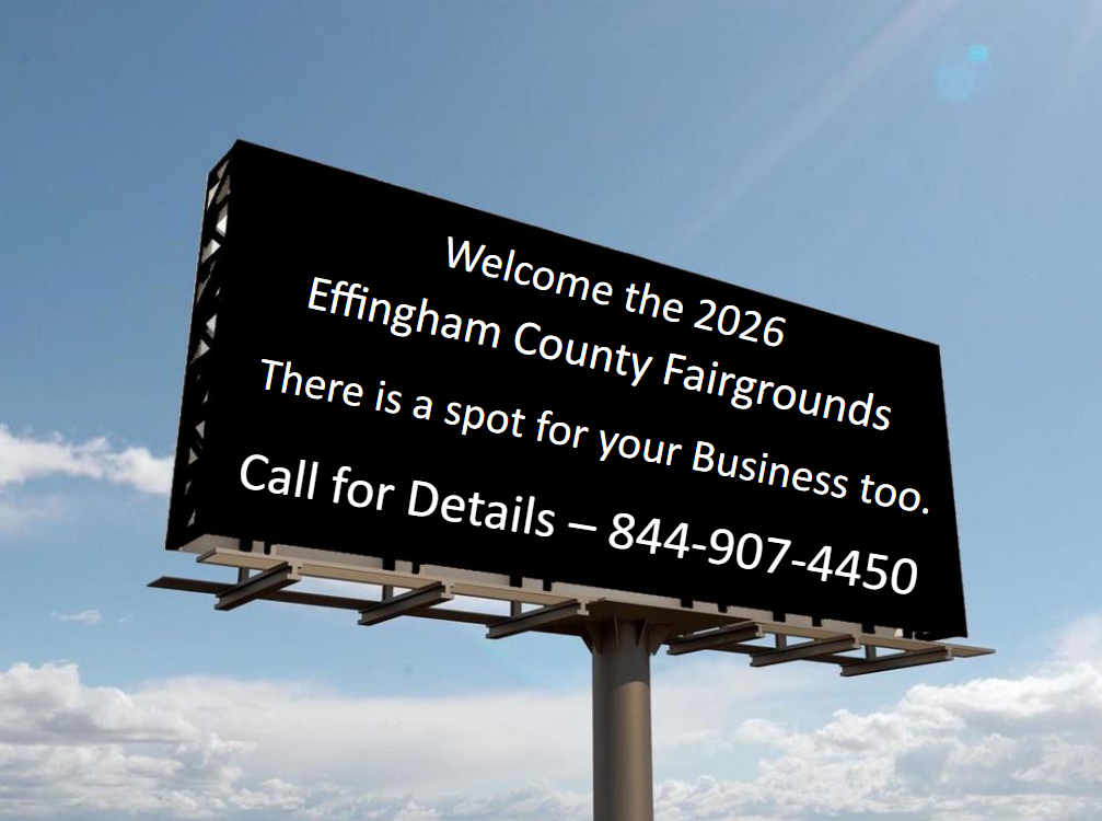 2026 Effingham County Fairgrounds Digital Billboard Advertising Placement Map